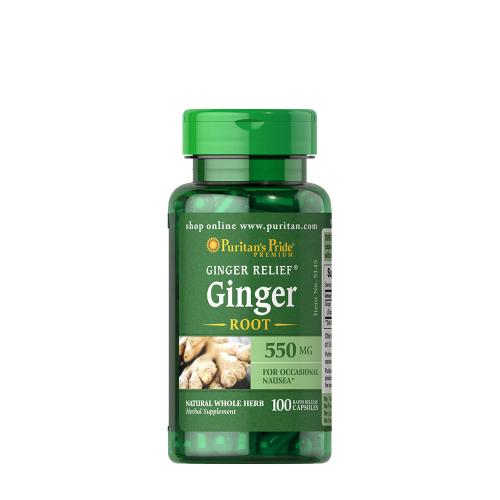 Puritan's Pride Ginger Root 550 mg (100 Kapsułka)