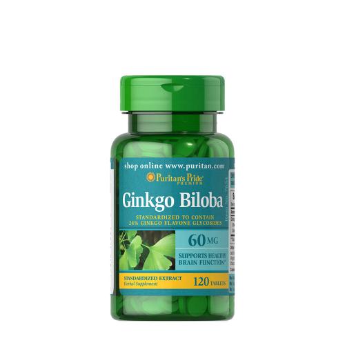 Puritan's Pride Ginkgo Biloba Standardized Extract 60 mg (120 Tabletka)