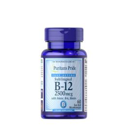   Puritan's Pride Vitamin B-12 2500 With Folic Acid (60 Mini Tabletka do ssania)