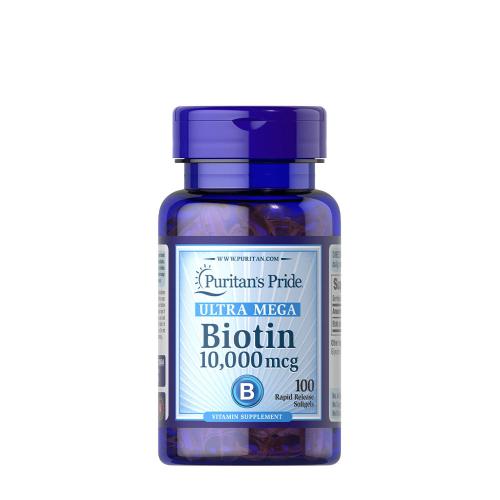 Puritan's Pride Biotin 10,000 mcg (100 Kapsułka miękka)