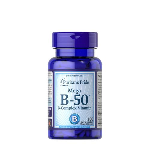 Puritan's Pride Vitamin B-50® Complex (100 Kapsułka powlekana)