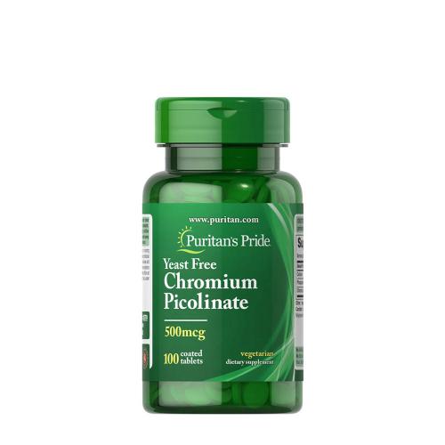 Puritan's Pride Chromium Picolinate 500 mcg Yeast Free (100 Tabletka)