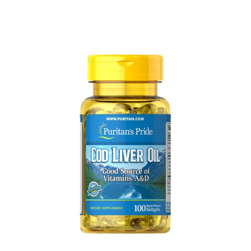 Puritan's Pride Cod Liver Oil 415 mg (100 Kapsułka miękka)