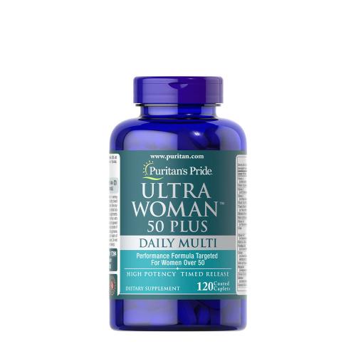 Puritan's Pride Ultra Woman™ 50 Plus Multi-Vitamin (120 Kapsułka)
