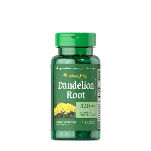 Puritan's Pride Dandelion Root 520 mg (100 Kapsułka)