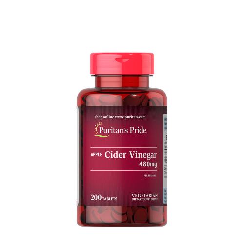 Puritan's Pride Apple Cider Vinegar 480 mg (200 Tabletka)