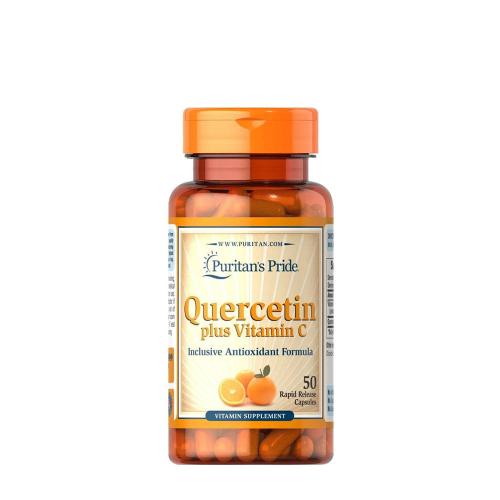 Puritan's Pride Quercetin plus Vitamin C 500 mg/1,400 mg (50 Kapsułka)