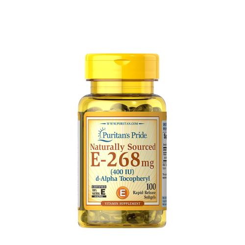Puritan's Pride Vitamin E-400 IU Naturally Sourced (100 Kapsułka miękka)