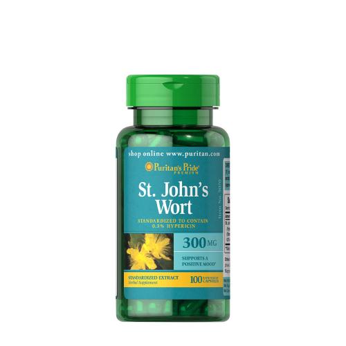 Puritan's Pride Standaryzowany ekstrakt z dziurawca zwyczajnego - St. John's Wort Standardized Extract (100 Kapsułka)