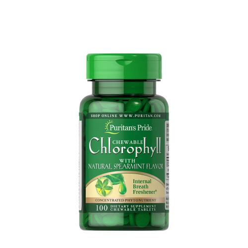 Puritan's Pride Chewable Chlorophyll with Natural Spearmint Flavor (100 Tabletki do żucia)