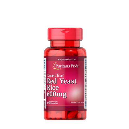 Puritan's Pride Red Yeast Rice 600 mg (60 Kapsułka)