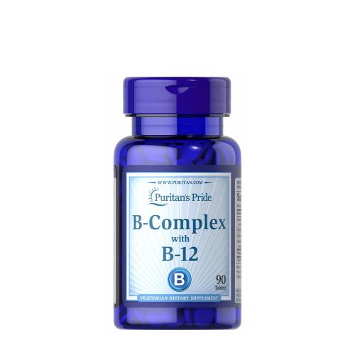 Puritan's Pride Vitamin B-Complex and Vitamin B-12 (90 Tabletka)