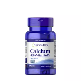Puritan's Pride Calcium 600 + Vitamin D3 (60 Kapsułka)