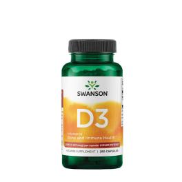   Swanson SWANSON VITAMIN D3 - HIGHER POTENCY 2,000 IU (250 Capsules) (250 Kapsułka)