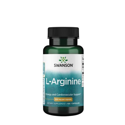 Swanson L-Arginine 500 mg (100 Kapsułka)