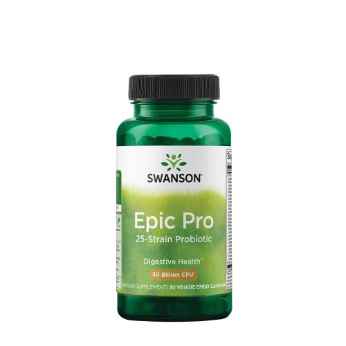 Swanson Epic Pro 25-Strain Probiotic 30 BILLION CFU (30 Kapsułka roślinna)