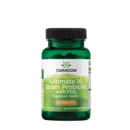  Swanson Dr. Stephen Langer's Ultimate 16 Strain Probiotic with FOS 3.2 BILLION CFU (60 Kapsułka roślinna)