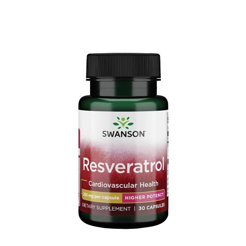 Swanson Resveratrol - Higher Potency 250 MG (30 Kapsułka)