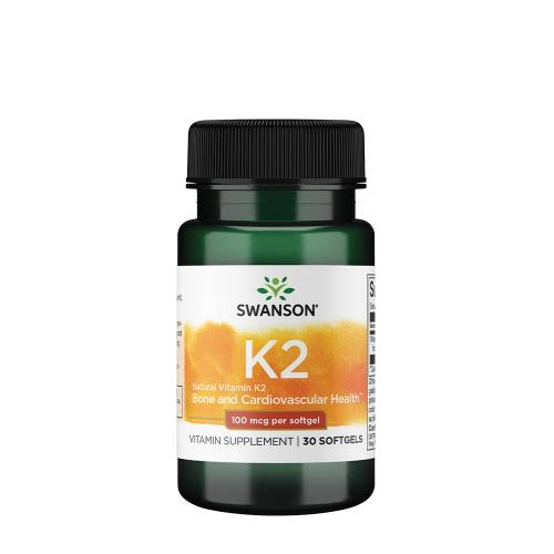 Swanson Vitamin K2 - Natural (30 Kapsułka miękka)