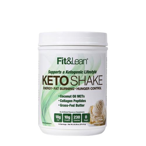 Fit & Lean Keto Shake (574 g, Lody waniliowe)