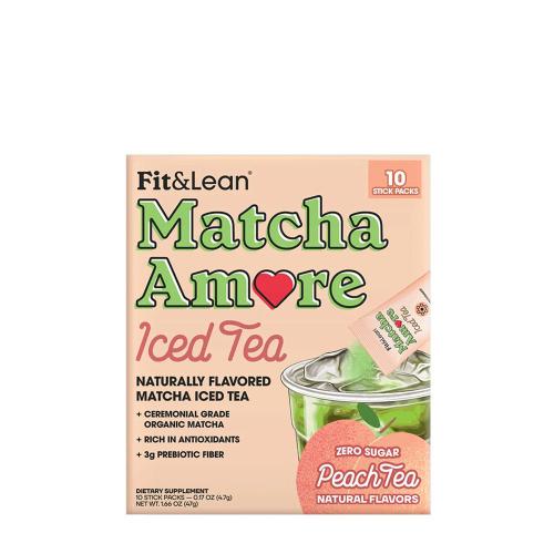 Fit & Lean Matcha Amore - Iced Tea (47 g, Mrożona herbata brzoskwiniowa)