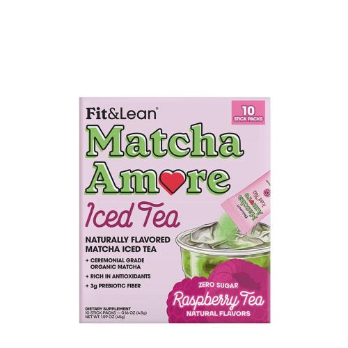 Fit & Lean Matcha Amore - Iced Tea (45 g, Herbaciarz malinowy)