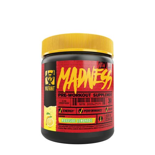 Mutant Madness - Pre-Workout formula (225 g, Lemoniada Roadside)