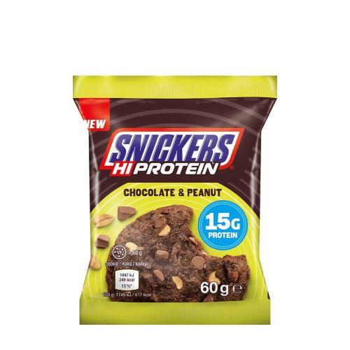 Mars Snickers HI-PROTEIN Cookie (1 Plaster, Orzeszki ziemne w czekoladzie)