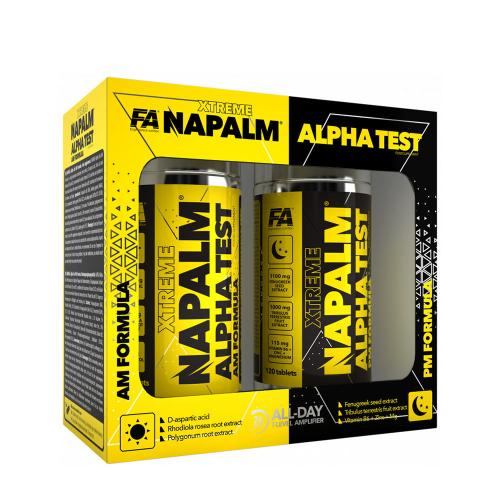 FA - Fitness Authority Xtreme Napalm Alpha Test (AM PM Formula) (240 Tabletka)