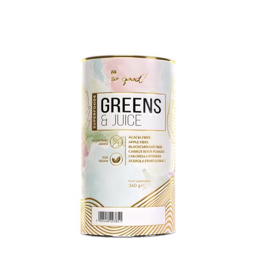 FA - Fitness Authority So Good Greens & Juice  (360 g, Poncz owocowy)