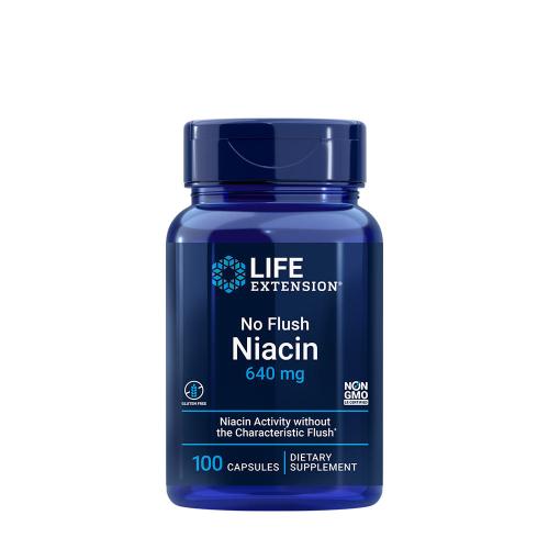 Life Extension No Flush Niacin 640 mg (100 Kapsułka)