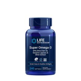   Life Extension Super Omega-3 EPA/DHA Fish Oil, Sesame Lignans, Olive Extract (240 Kapsułka miękka)