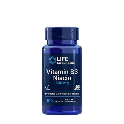 Life Extension Vitamin B3 (Niacin) 500 mg  (100 Kapsułka roślinna)
