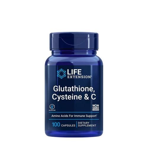 Life Extension Glutathione, Cysteine & C  (100 Kapsułka roślinna)
