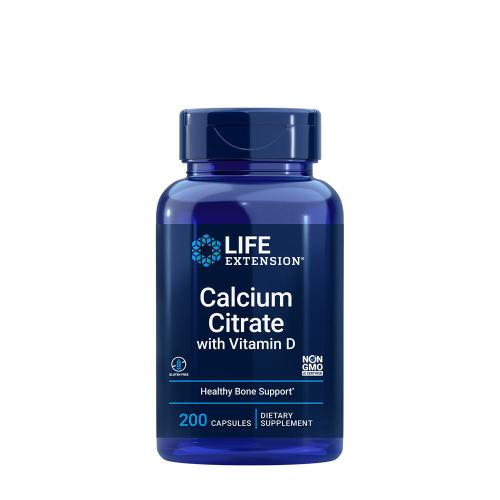 Life Extension Calcium Citrate with Vitamin D (200 Kapsułka)