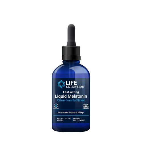 Life Extension Fast-Acting Liquid Melatonin (Citrus-Vanilla) (59 ml, Cytrusy Wanilia)