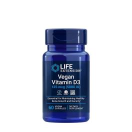   Life Extension Vegan Vitamin D3 125 mcg (5000 IU) (60 Kapsułka roślinna)