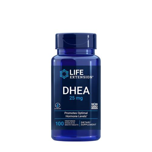 Life Extension DHEA 25 mg - Dissolve-in-mouth tablets  (100 Tabletka)