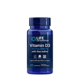 Life Extension Vitamin D3 with Sea-Iodine™ (60 Kapsułka)