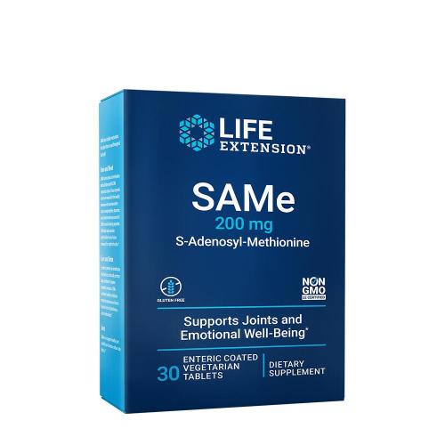 Life Extension SAMe 200 mg (S-Adenosyl-Methionine) (30 Tabletka)