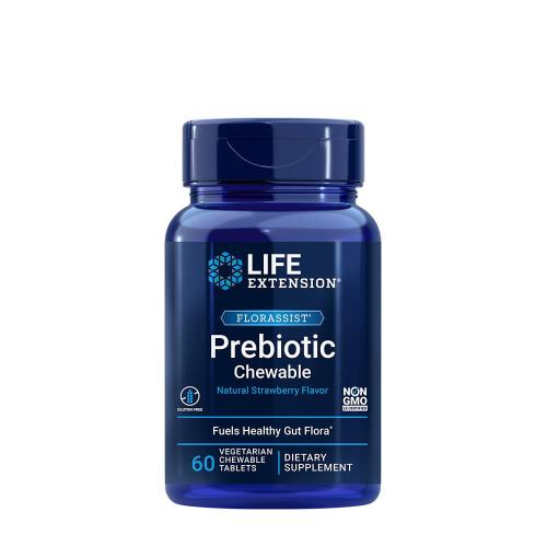 Life Extension FLORASSIST® Prebiotic Chewable (Strawberry) (60 Tabletki do żucia)