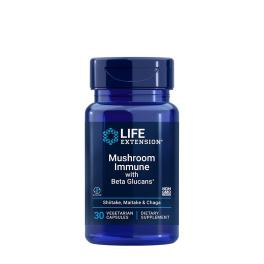   Life Extension Mushroom Immune with Beta Glucans (30 Kapsułka roślinna)