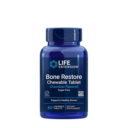 Life Extension Bone Restore Chewable Tablets (Chocolate) (60 Tabletki do żucia)
