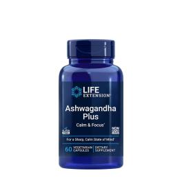   Life Extension Ashwagandha Plus Calm & Focus (60 Kapsułka roślinna)