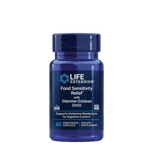 Life Extension Food Sensitivity Relief with Diamine Oxidase (DAO) (60 Kapsułka)