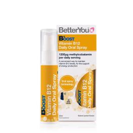   BetterYou Boost Vitamin B12 Oral Spray (25 ml, Naturalna brzoskwinia)