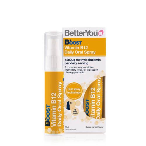 BetterYou Boost Vitamin B12 Oral Spray (25 ml, Naturalna brzoskwinia)