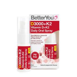   BetterYou Dlux+ Vitamin D+K2 Daily Oral Spray  (12 ml, Naturalna mięta pieprzowa)