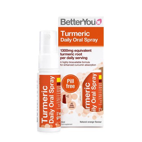 BetterYou Turmeric Oral Spray (25 ml, Pomarańczowy)