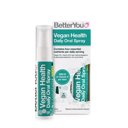 BetterYou Vegan Health Oral Spray  (25 ml, Mieszanka leśnych jagód)